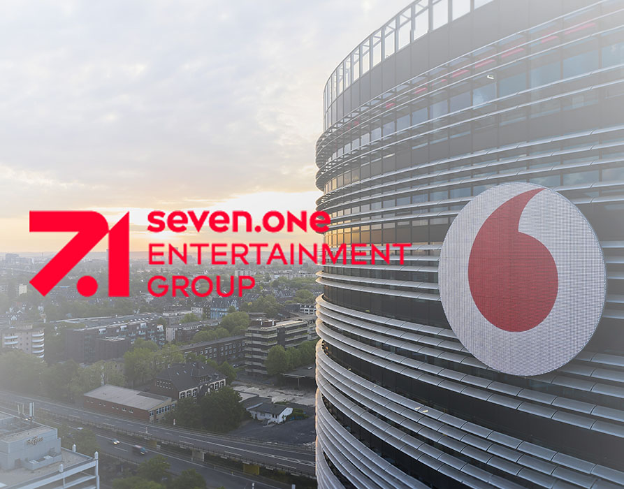 Seven.One Entertainment Group and Vodafone expand partnership © Vodafone + Seven.One Entertainment Group (Photo)